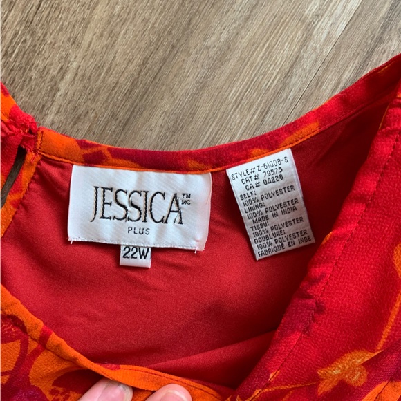 Plus size vintage Jessica shift dress. 90s dress - 22W (fits 18-20) - Picture 2 of 7